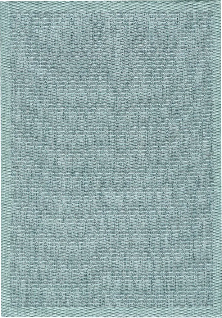 Tapis extérieur bleu Giza 160x230cm résistant aux UV et facile à laver