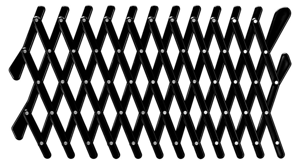 Hundeschutzgitter für Autofenster 17,7 x 24 cm, ausziehbares Lüftungsgitter für Haustiere, schwarzes Fenstergitter für Autos