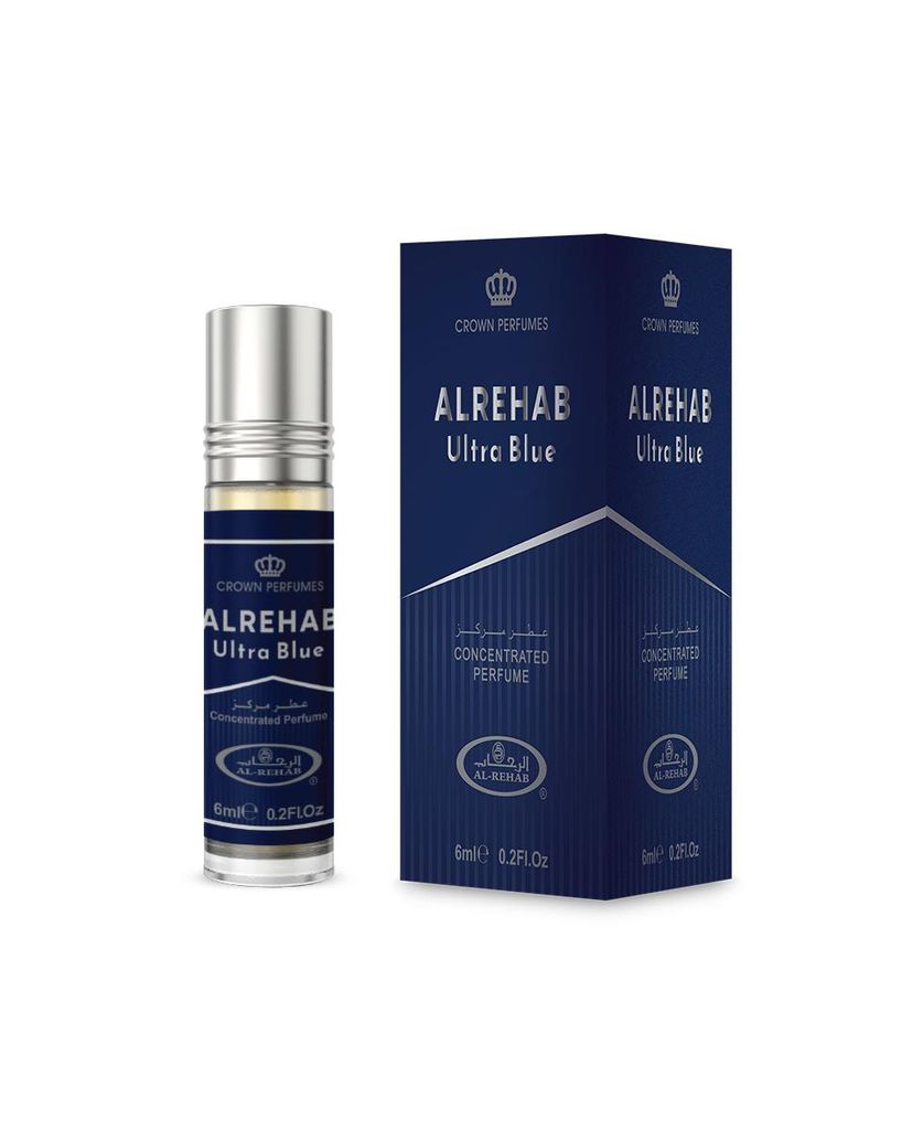 Al-Rehab Roll On Parfumöl ALREHAB ULTRA BLUE 6ml Produktbild 