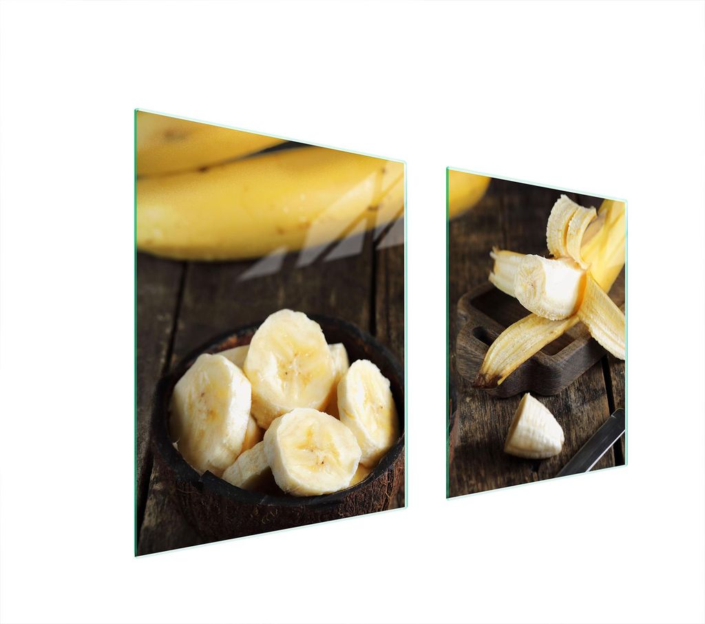 Glasschutzplatte Für Herd 85X52 Banane
