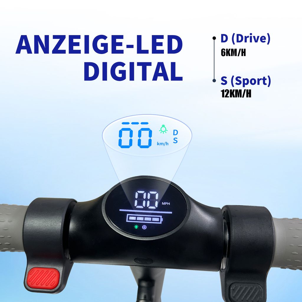 E Roller Kinder E-Roller Für Kinder 6-12 Jahre - Max. 12 Km/h, 5-8