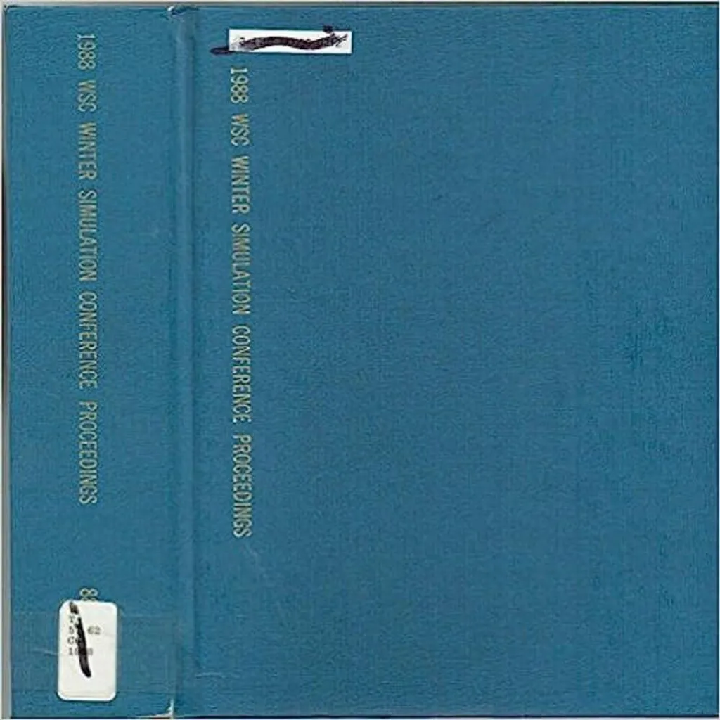 Livre Scientifique Winter Simulation Conference 1988 pour Chercheurs