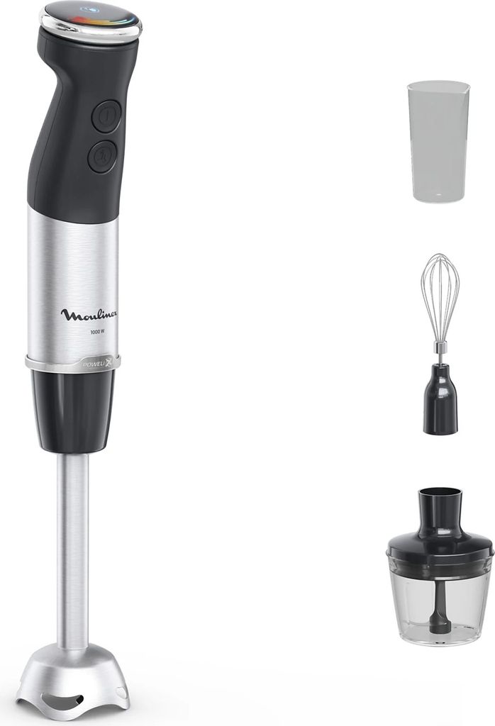 Mixeur plongeant Moulinex Quickchef + 3 en 1 noir DD673810 Image du produit 