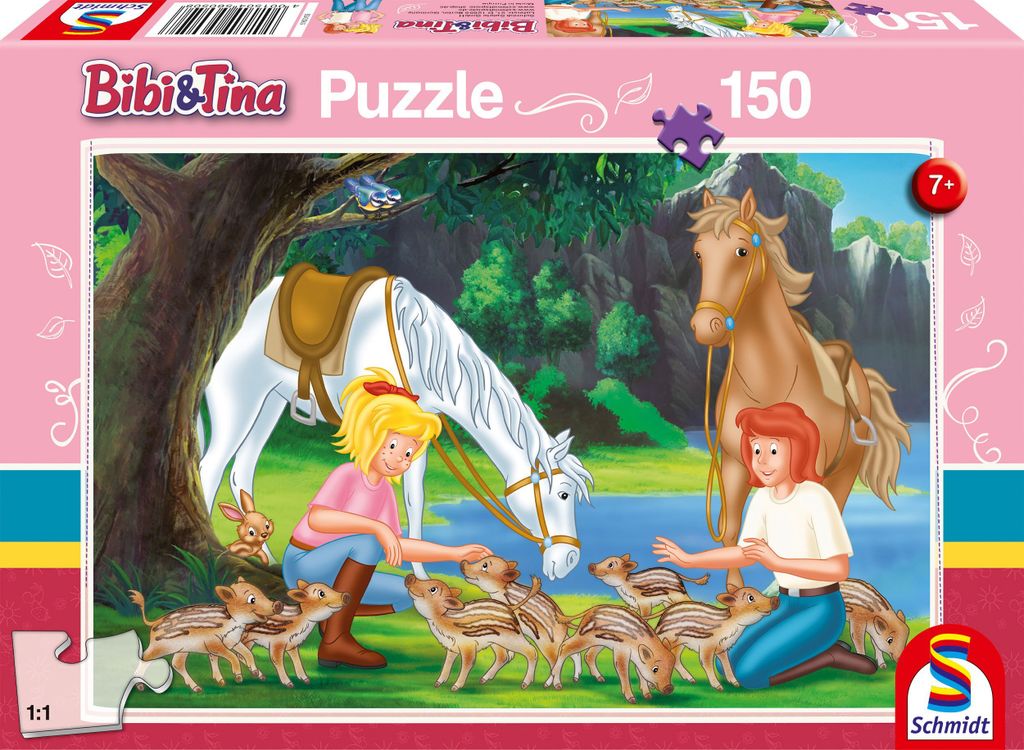 Schmidt Spiele Bibi & Tina, 150 kusov, rozprávky, 7 rok / Obrázok produktu 