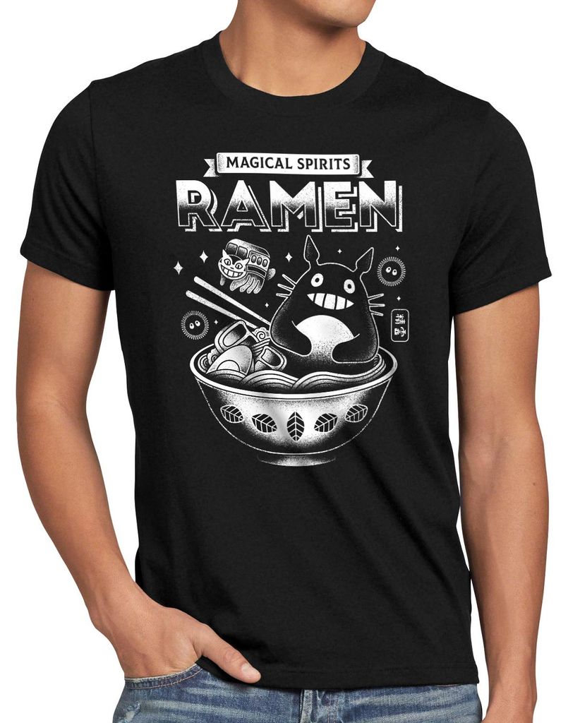 style3 The Magical Spirits Ramen Herren T-Shirt