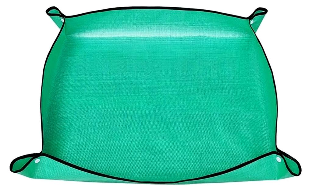 150 cm Pflanzmatte, Garten-Anbaumatte, Wasserdichte Unterlage zum Umpflanzen, Faltbarer Blumentopf für Gartenpflanzen