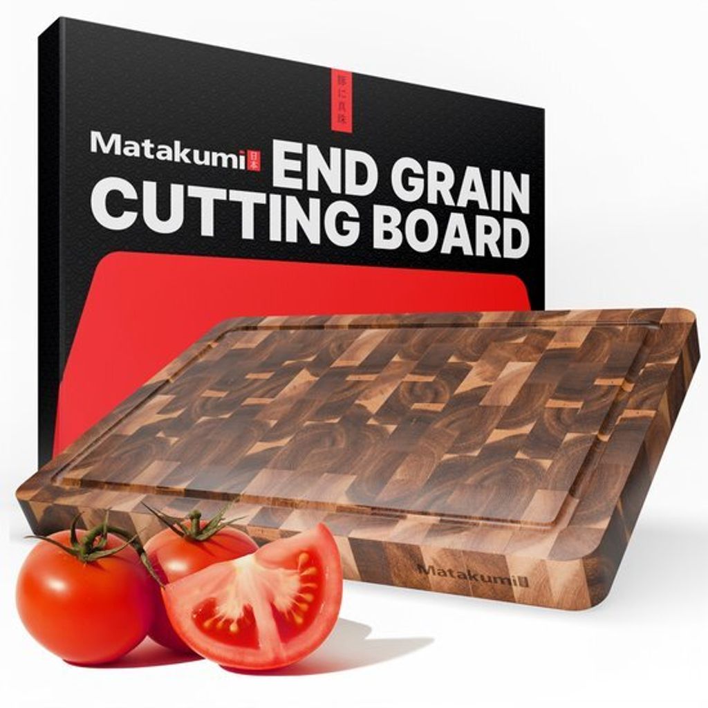 Tagliere Matakumi in legno di acacia con venature Immagine del prodotto 