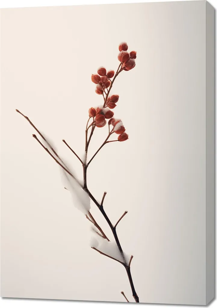 Quadro 70x100 cm La sottile forza dell'inverno - 1