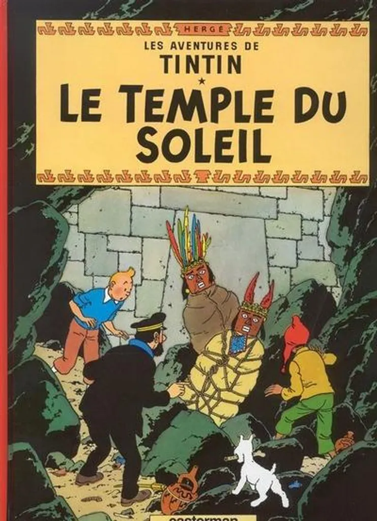 Album Tintin Le temple du soleil en couverture rigide - Tome 14 Hergé