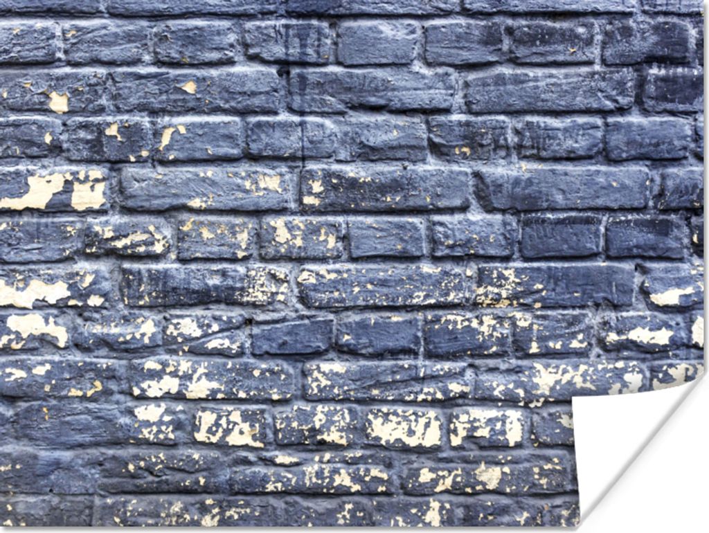 MuchoWow Poster Farbe - Steine - Wand 40x30 cm - Plakate für die Wände - Poster Wohnzimmer