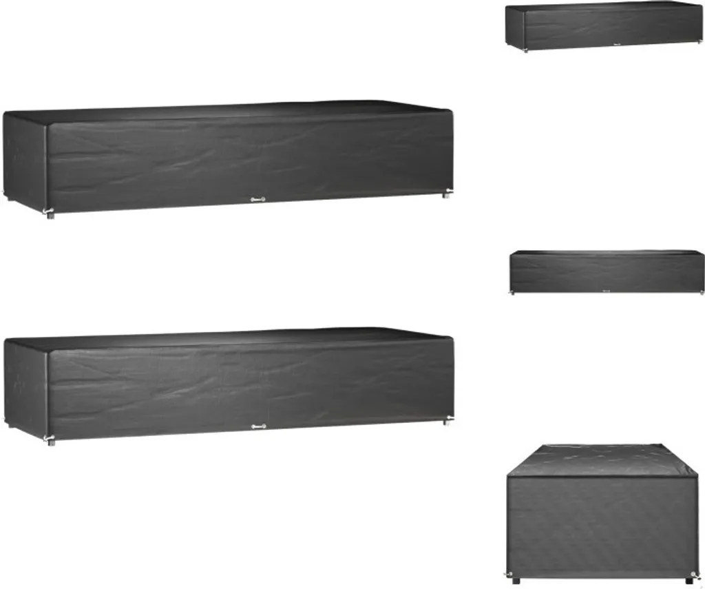 OFFERTA Set 2 Coperture vidaXL Lettini Giardino 205x75x40 cm PE