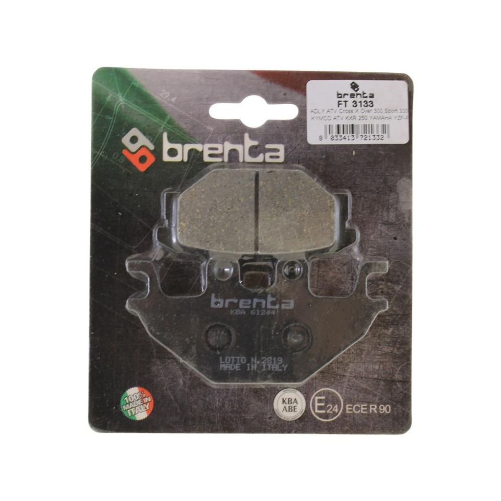 Bremsbeläge Brenta 3133 organisch vorne für SYM Quadlander 200 250 300 / Quad Raider 600
