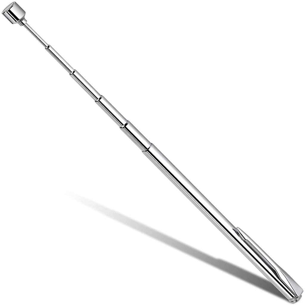 Magnetstab, teleskopierbarer Magnetstab aus Edelstahl, Magnetgreifer, Teleskopmagnet, starker Stabmagnet bis zu 64 cm für Schlüssel, Münzen, Sch...