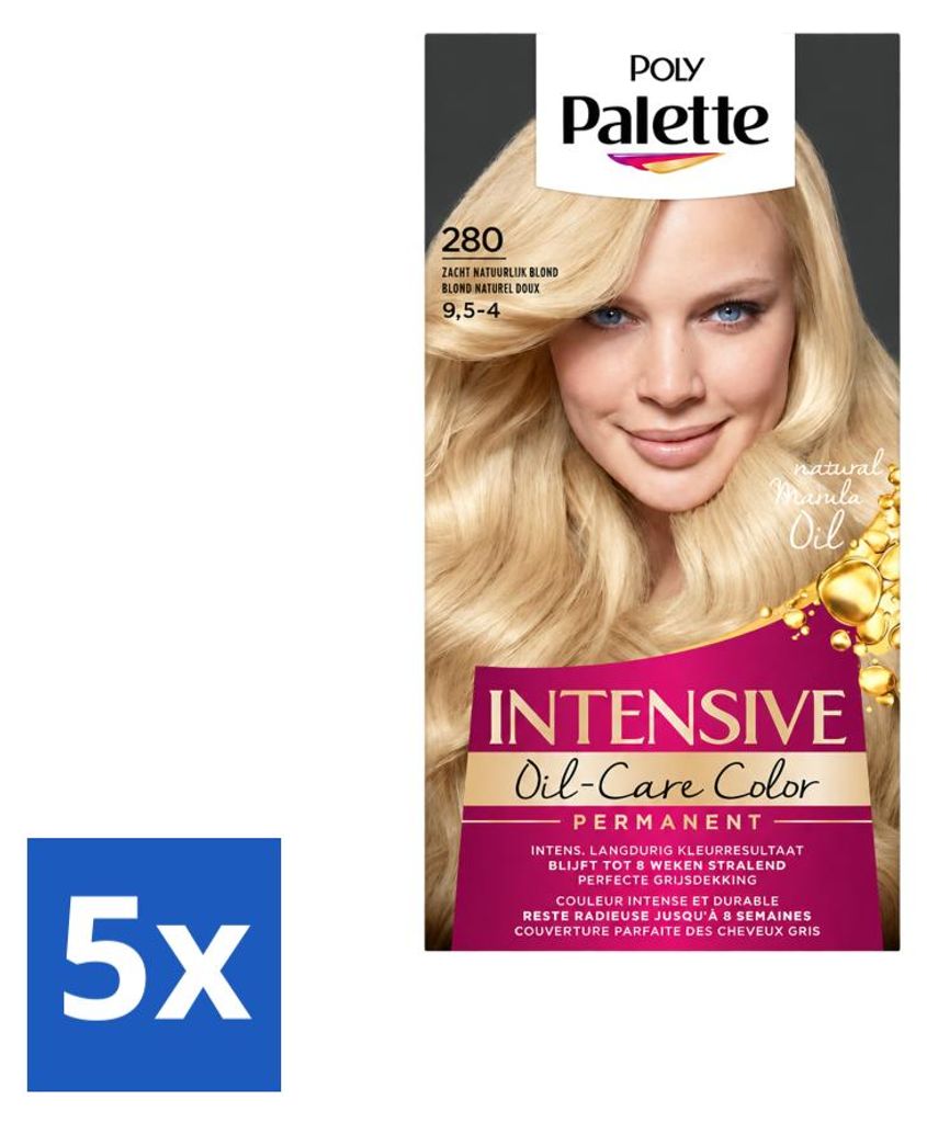 5 x Poly Palette Soft Nudes Haarverf - Zacht, natuurlijk Productafbeelding 