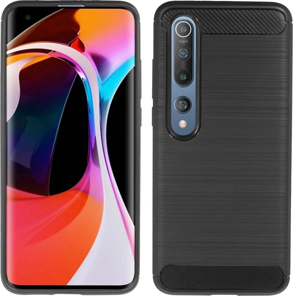 cofi1453® Silikon Hülle Bumper Carbon kompatibel mit XIAOMI Produktbild 