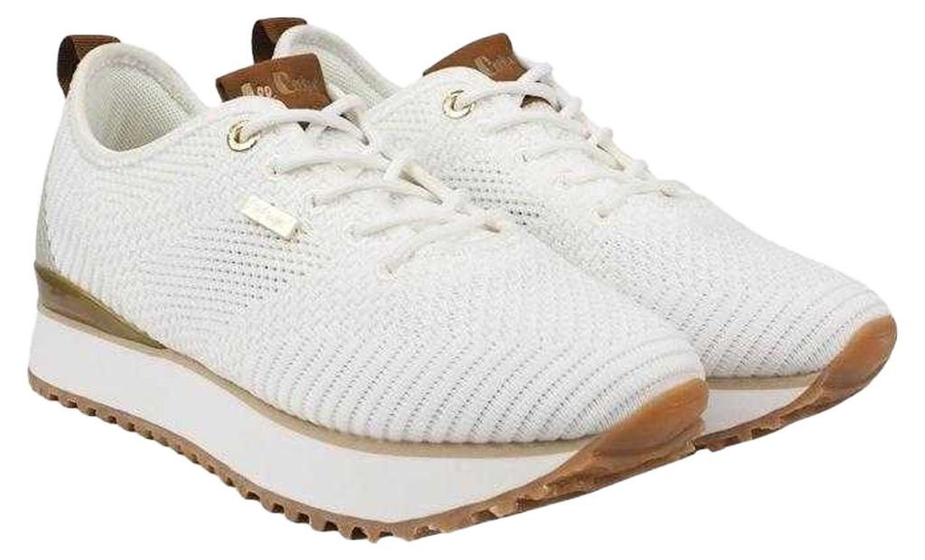 Lee Cooper - Metal Logo Sneaker für Damen PP10781 (39 EU) (Weiß)