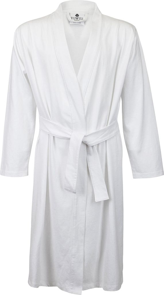 Towel City Kinder Kimono Style Bademantel RW5575 (7-8 Jahre (128)) (Weiß)