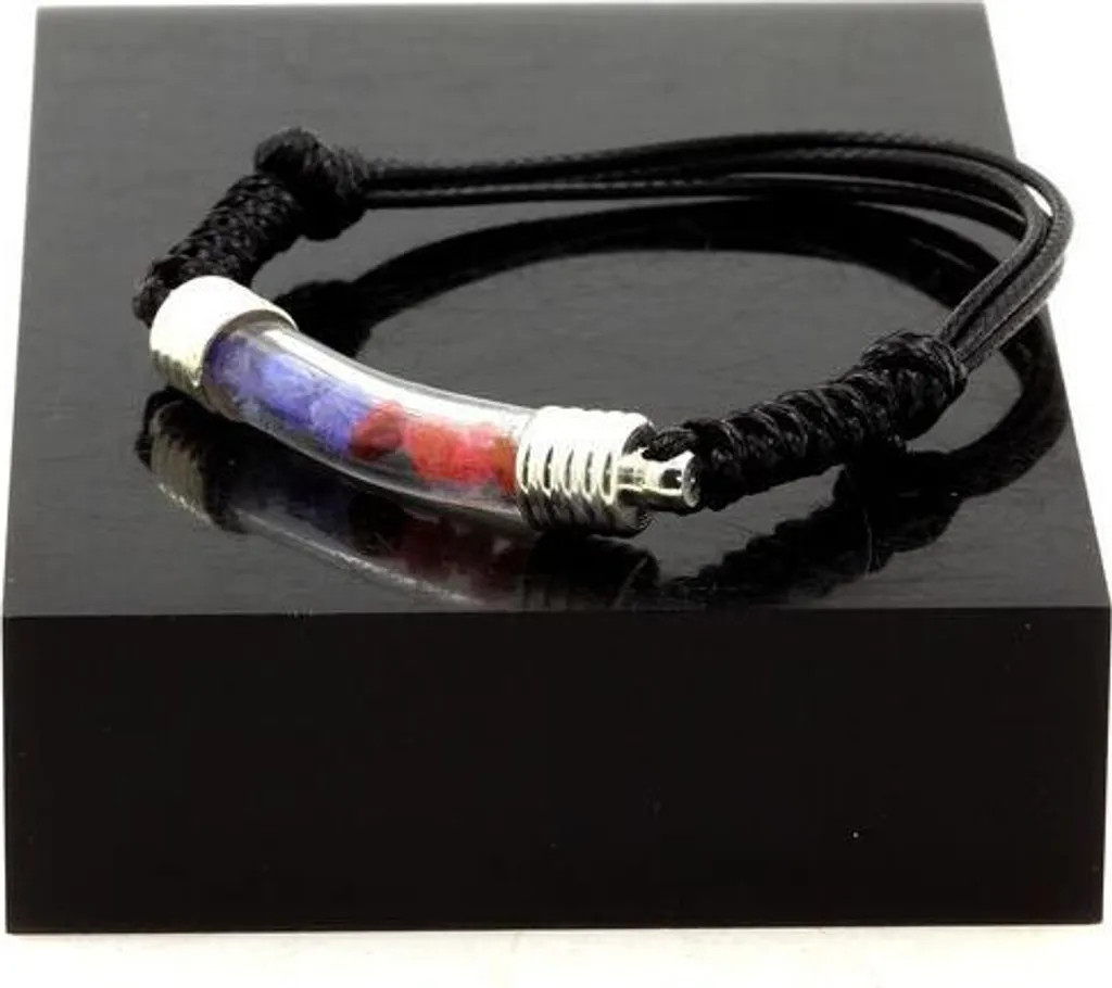 Bracelet tanzanite et spinelle brut - Pierres gemmes véritables 19 cm
