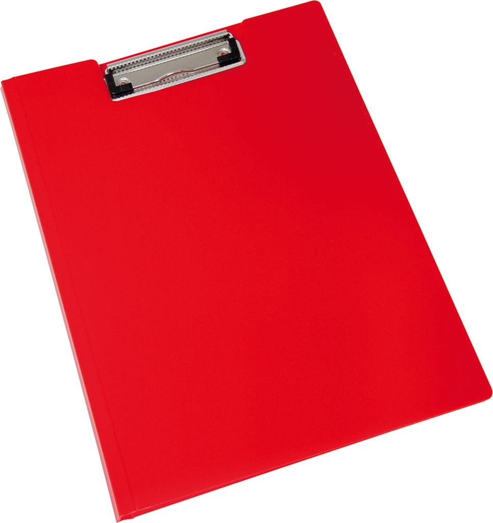 Klemmbrettmappe DIN A4 Polypropylen rot
