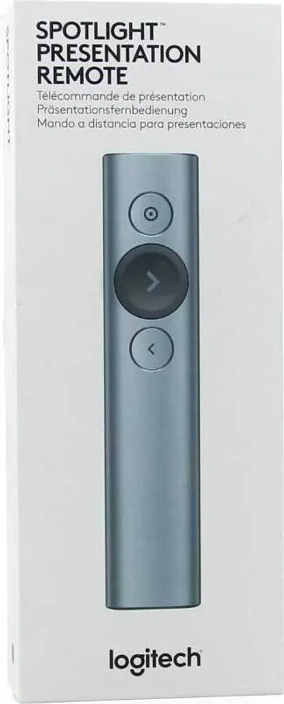 Télécommande de Présentation Logitech Spotlight Coloris Gris Ardoise - 25