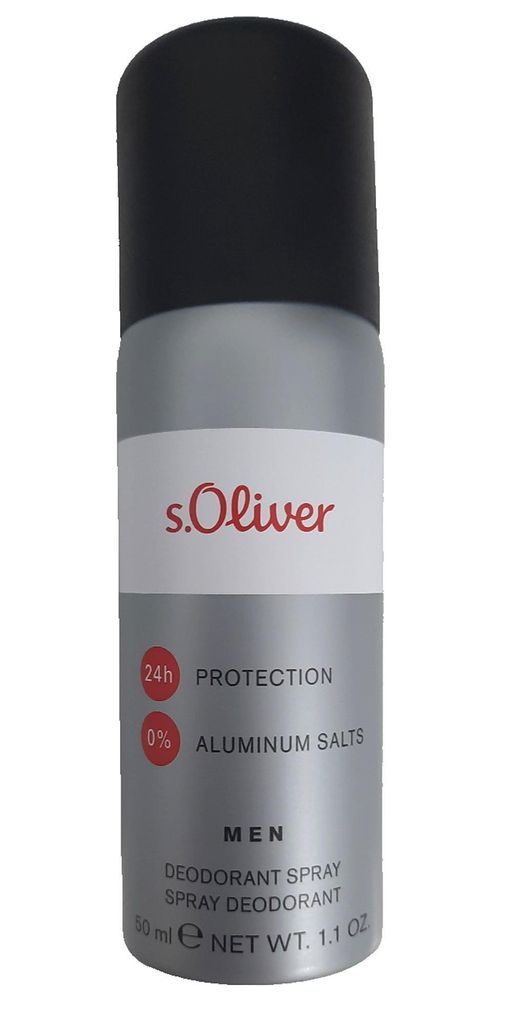 s.Oliver Men Deodorant Spray 4 x 50 ml