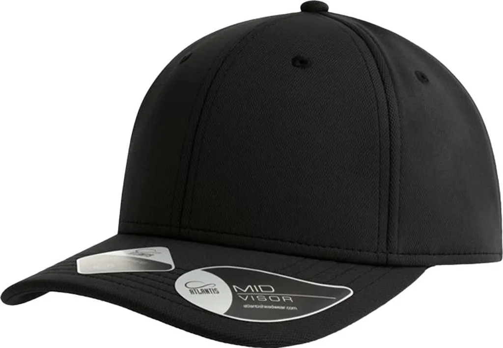Atlantis Skye AB758 Nero: Cappellino Baseball Riciclato al Miglior Prezzo