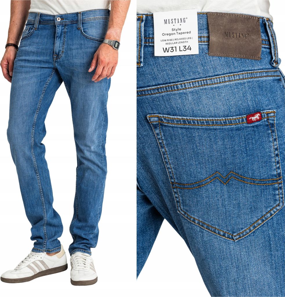 MUSTANG | Oregon Tapered | Herrenjeans Slim Fit | W31 L32 Produktbild 