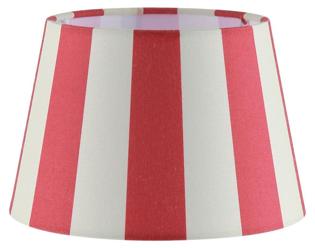Home Sweet Home CLASSIC Stoff Lampenschirm weiß/rot - 20 x Produktbild 