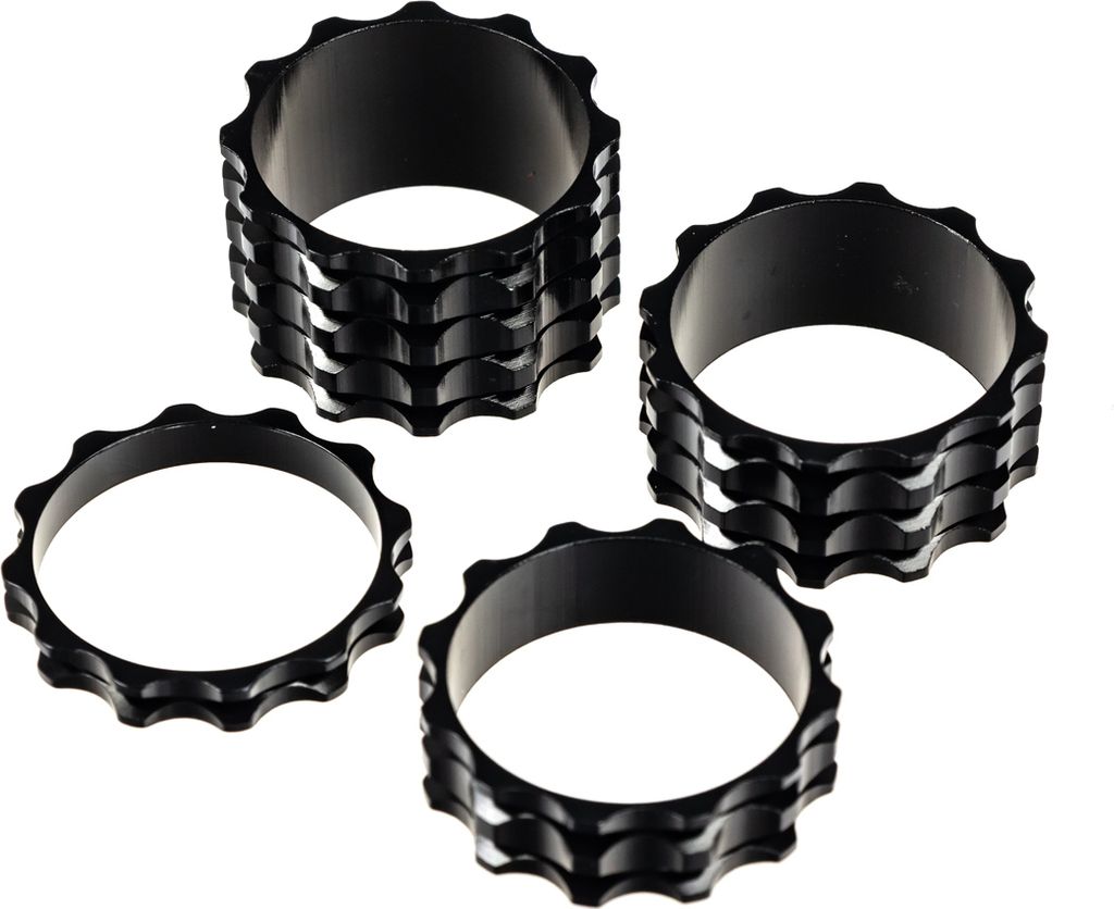 Alu A-Head Spacer Set Vorbau 4-teilig 1 1/8 Zoll Distanz Produktbild 