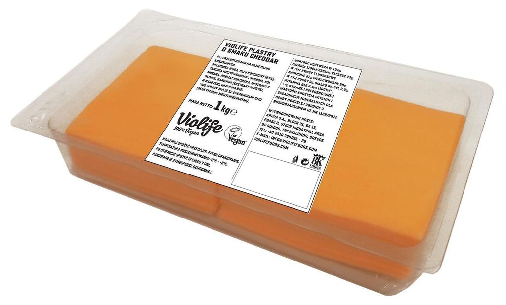 Violife Cheddar en tranches 1kg GASTRO ACTION Image du produit 