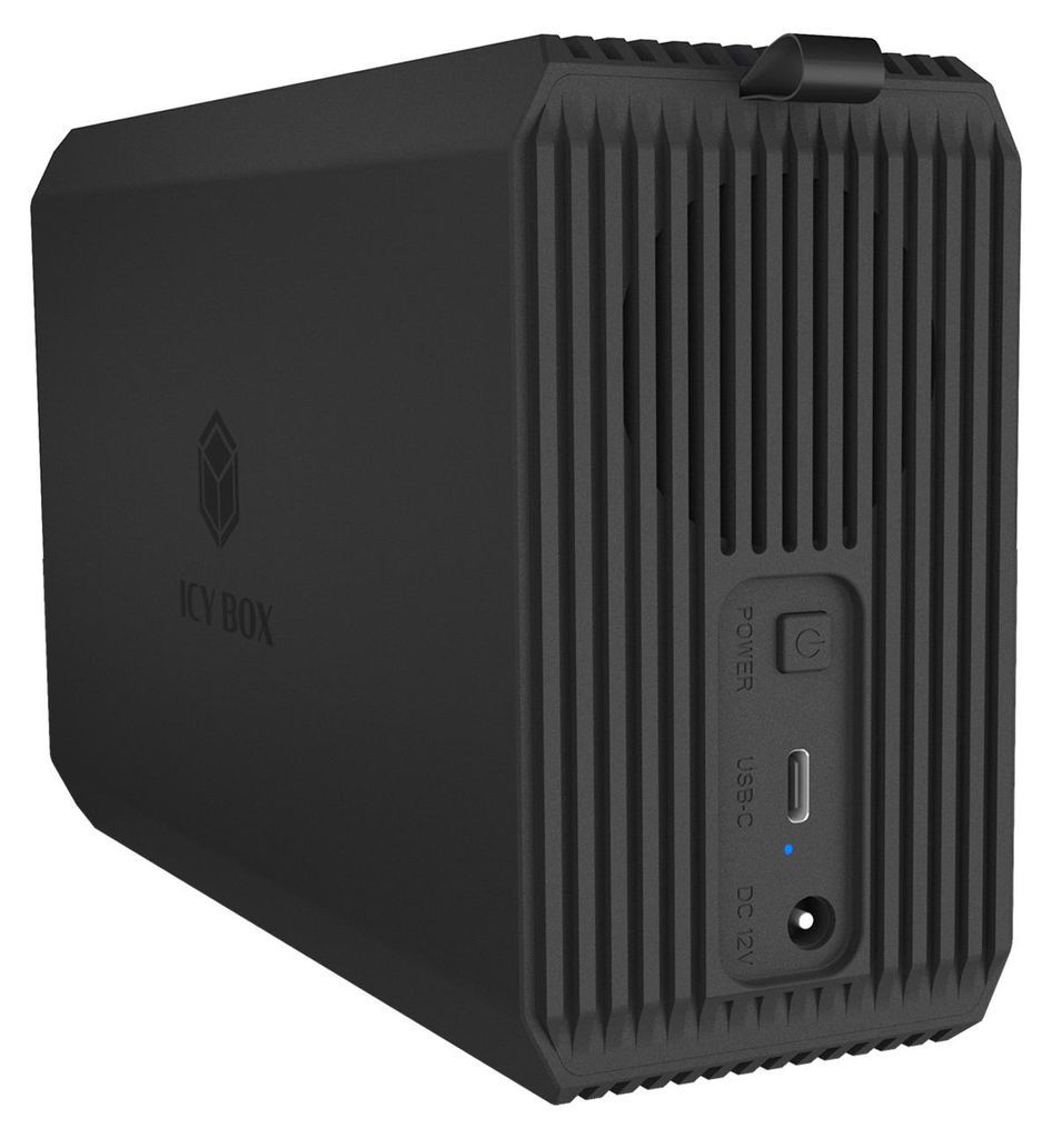 ICY BOX IB-RD3720-CU3 HDD / SSD-Gehäuse Schwarz 2.5/3.5" Produktbild 