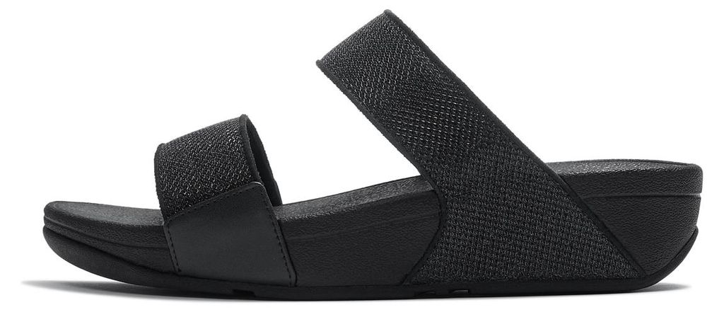 FITFLOP FitFlop Lulu Shimmerglitz Slides ZWART 40 Productafbeelding 