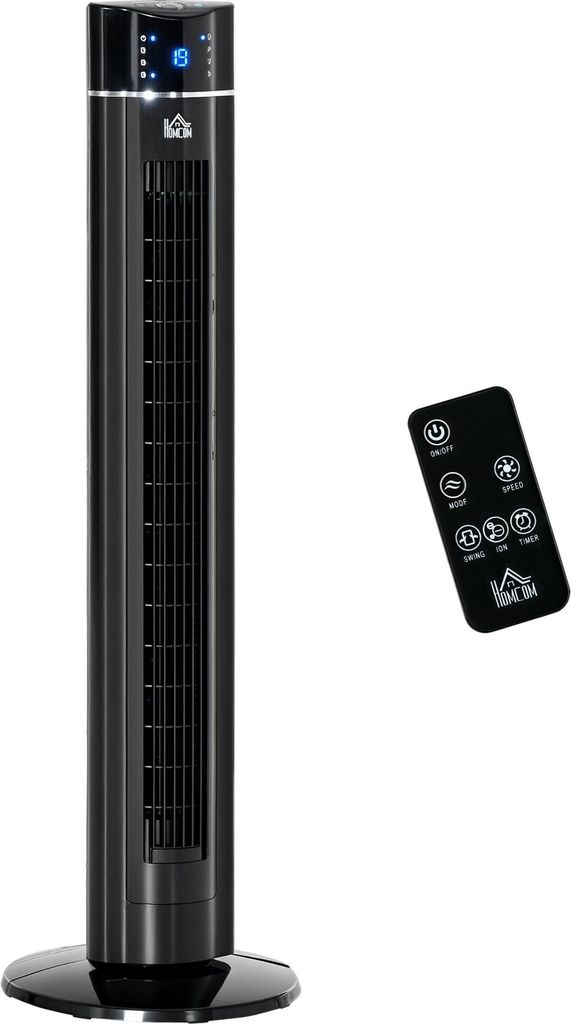 HOMCOM 2-in-1 Turnmventilator Standventilator Ventilator Produktbild 