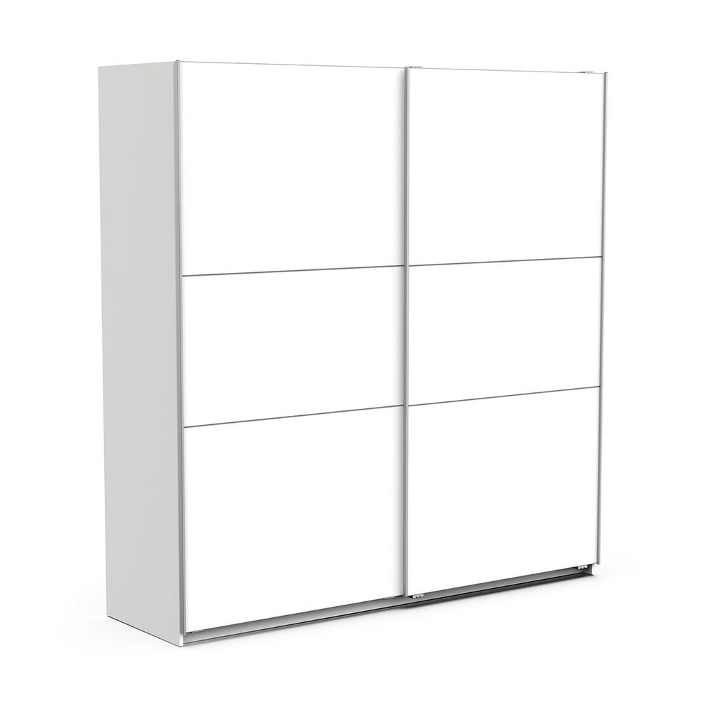 Kleiderschrank mit 2 Schiebetüren Ghost - L194,5 cm