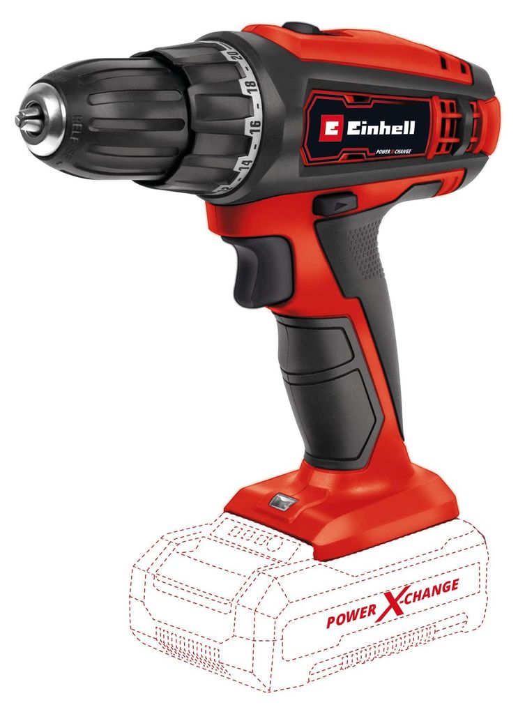Einhell Akku-Bohrschrauber TC-AS 18 Li-Solo (Lithium Ionen, Produktbild 