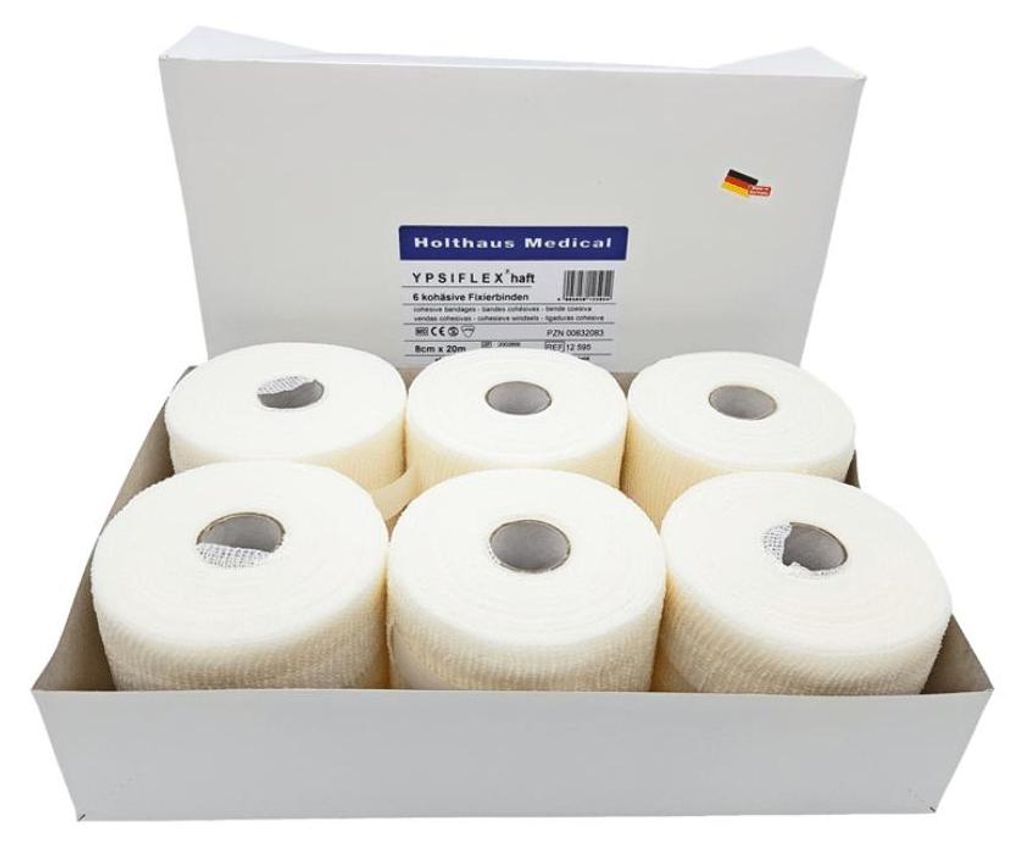 Fixierbinde Ypsiflex haft 8 cmx20 m 6 St