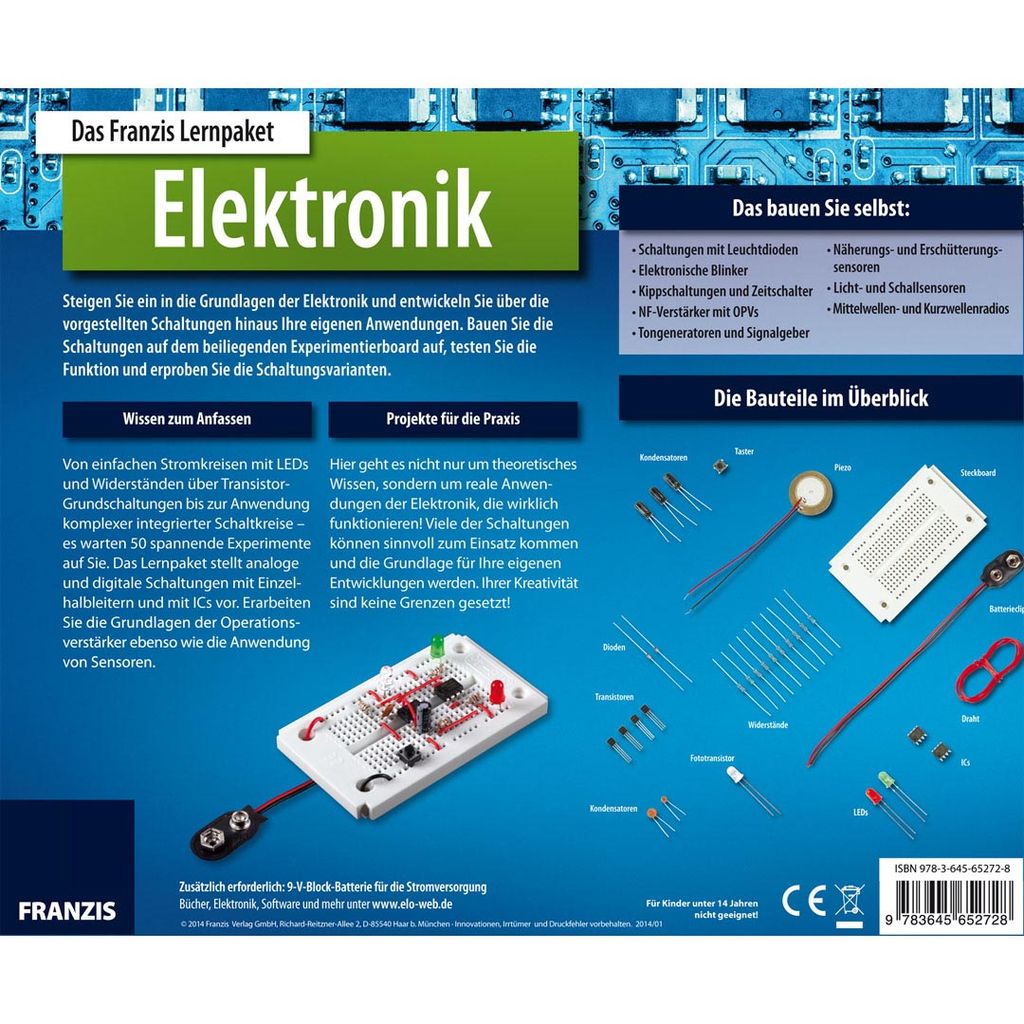 Vzdelávací balík pre elektroniku Franzis Obrázok produktu 