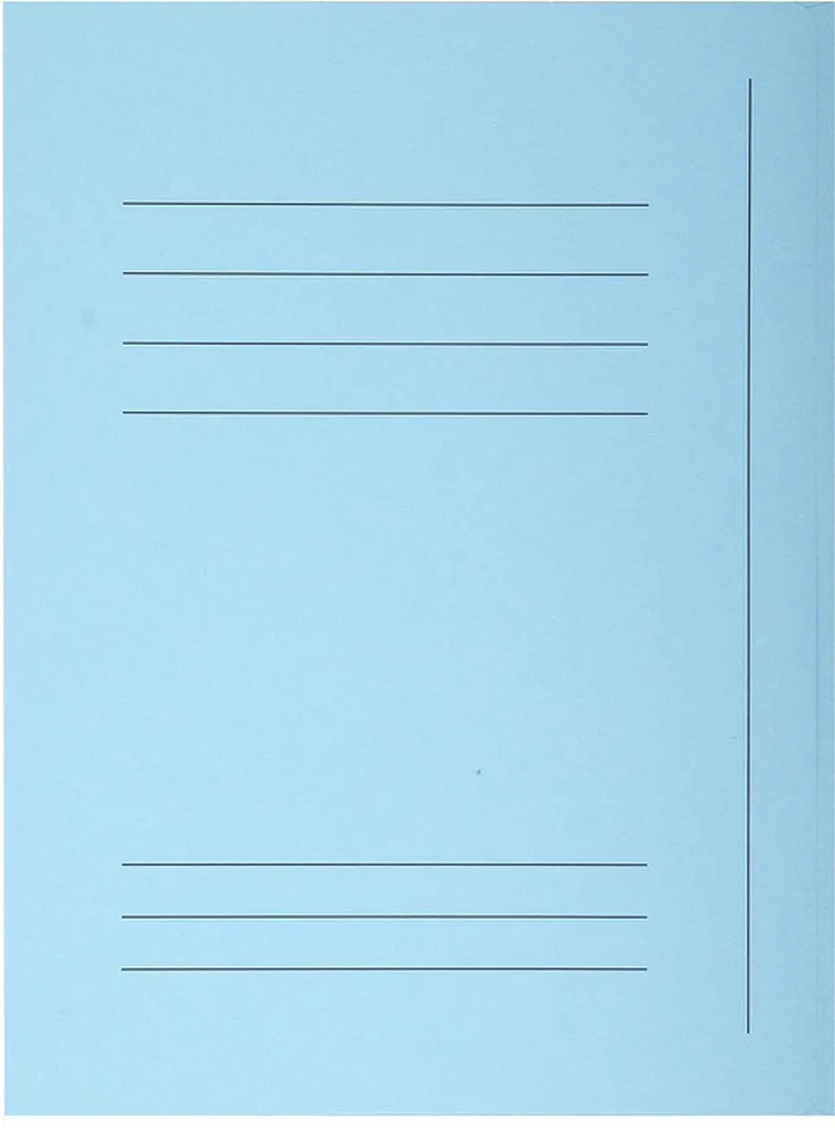 Chemise 3 rabats Bleu Clair pour protéger vos documents A4 SUPER 210