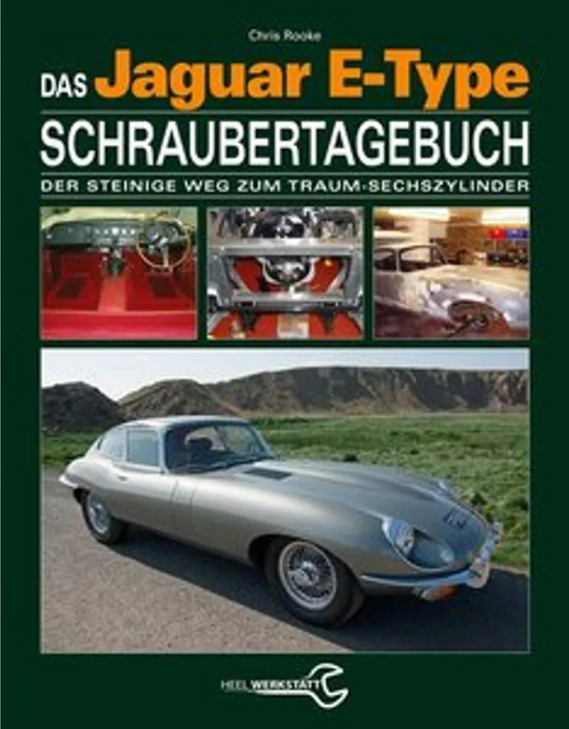 Journal Restauration Jaguar Type E : Registre Technique Relié 160 Pages