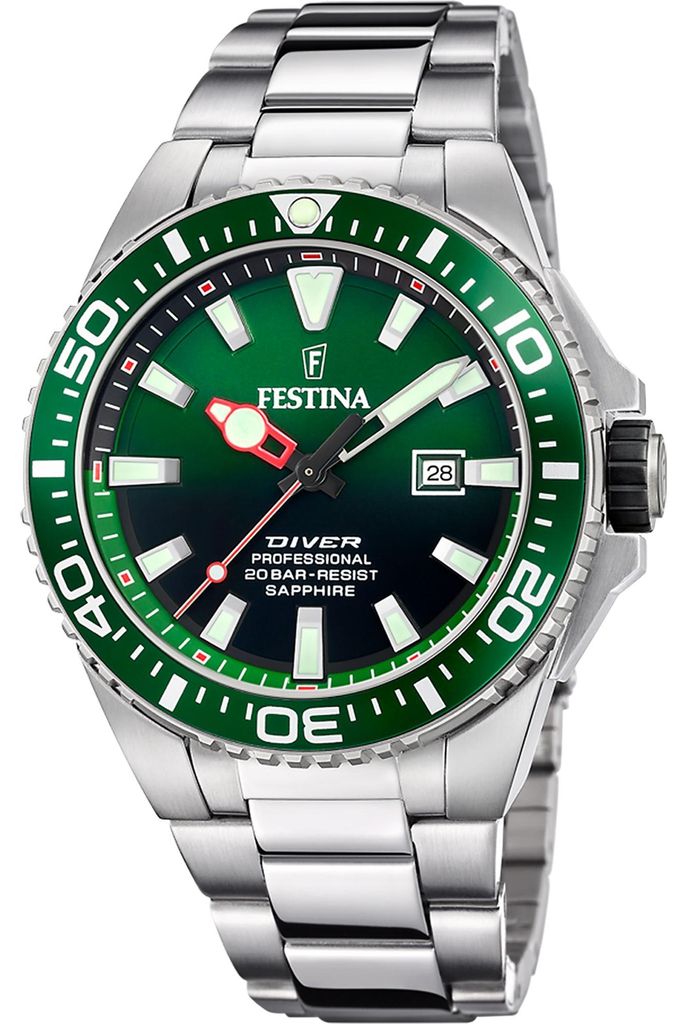 Zegarek męski FESTINA 20663/2 zielony sportowy do Zdjęcie produktu 