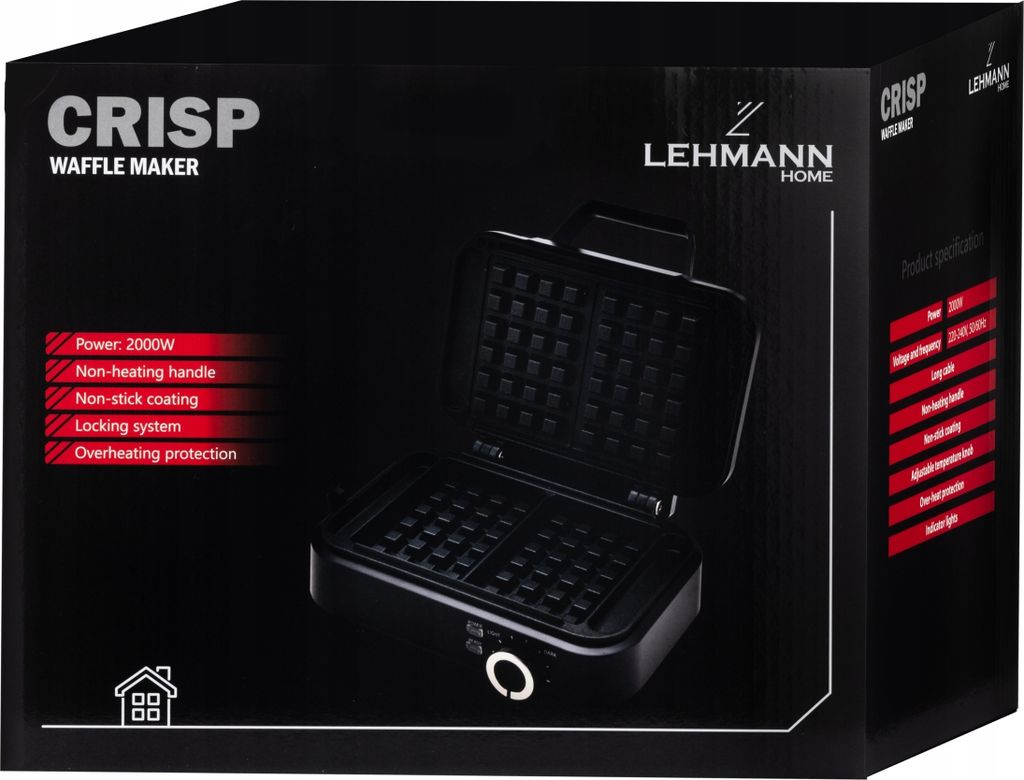 Waffeleisen 2000W - Für Zwei Grosse Waffeln Mit Produktbild 16