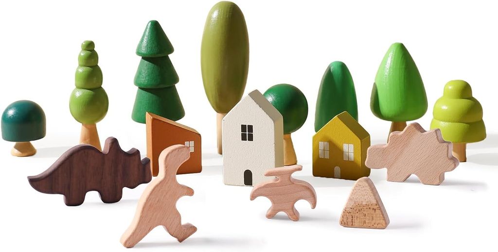 Deluxebase Tierakrobaten Roter Panda – Holzspielzeug Für Kinder, Dschungeltier Zum Klettern & Spielen