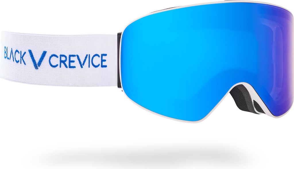 BLACK CREVICE - Damen/Herren Skibrille | Farbe: Weiß | Produktbild 
