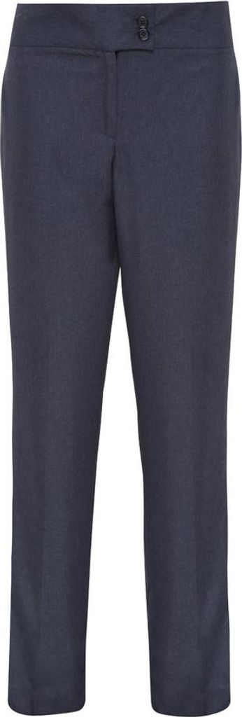 Premier Damen Hose Iris, gerades Bein RW2145 (38 x R) (Schwarz meliert)