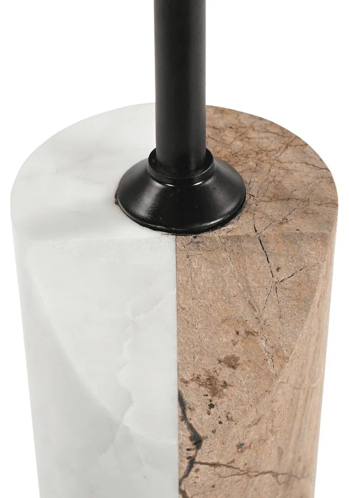Sellette ERNEST avec Socle Marbre Véritable D23 cm - Qualité Premium - 10