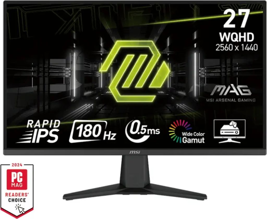 MSI MAG 275QF computer monitor 68.6 cm (27") 2560 x 1440 pixels Wide Quad