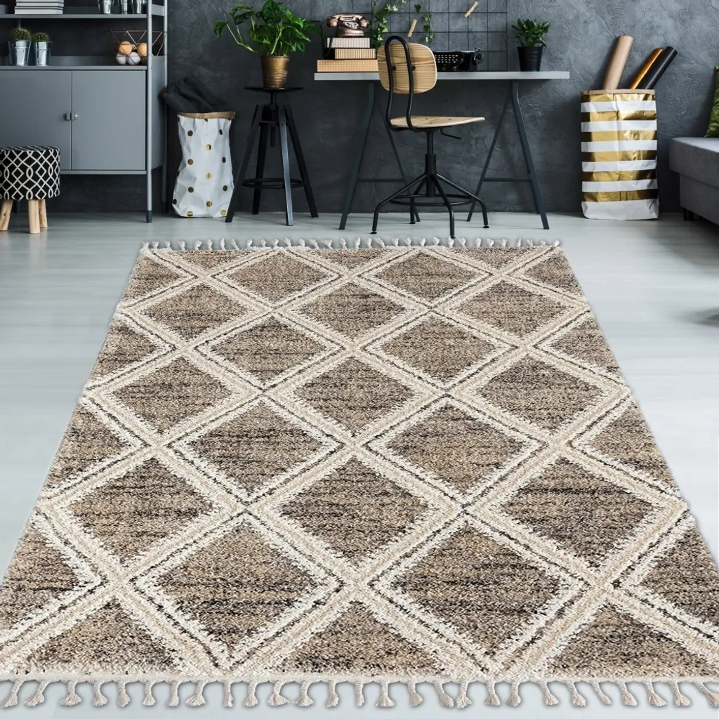 Tapis oriental crème 140x200 : Finissez-en avec les sols froids et nus