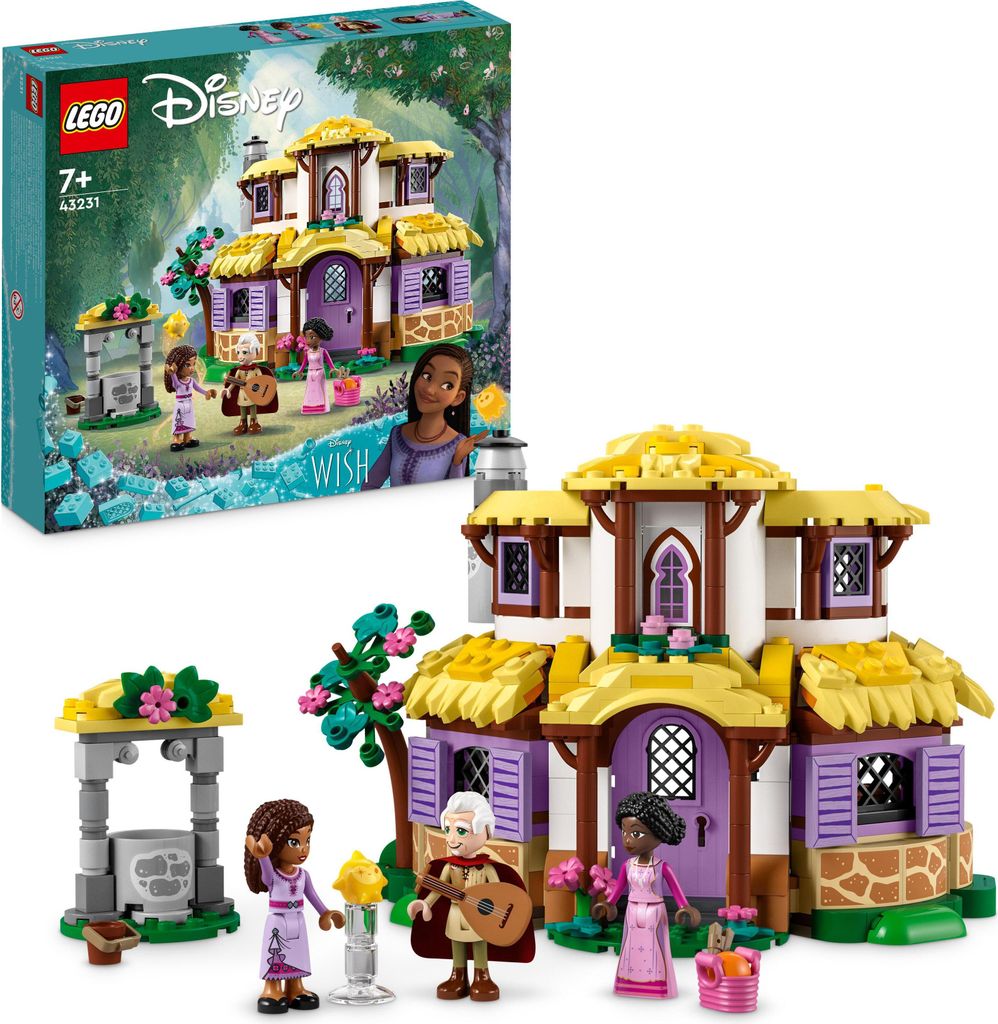 LEGO 43231 Disney Wish Ashas Häuschen Set, öffnendes Produktbild 