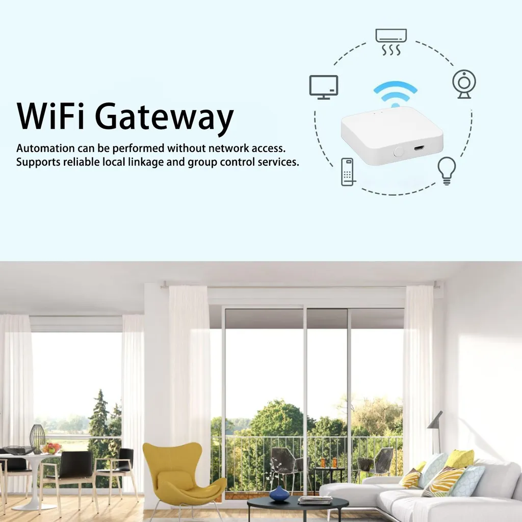 Passerelle WiFi et hub de télécommande universelle pour automatisation - 4