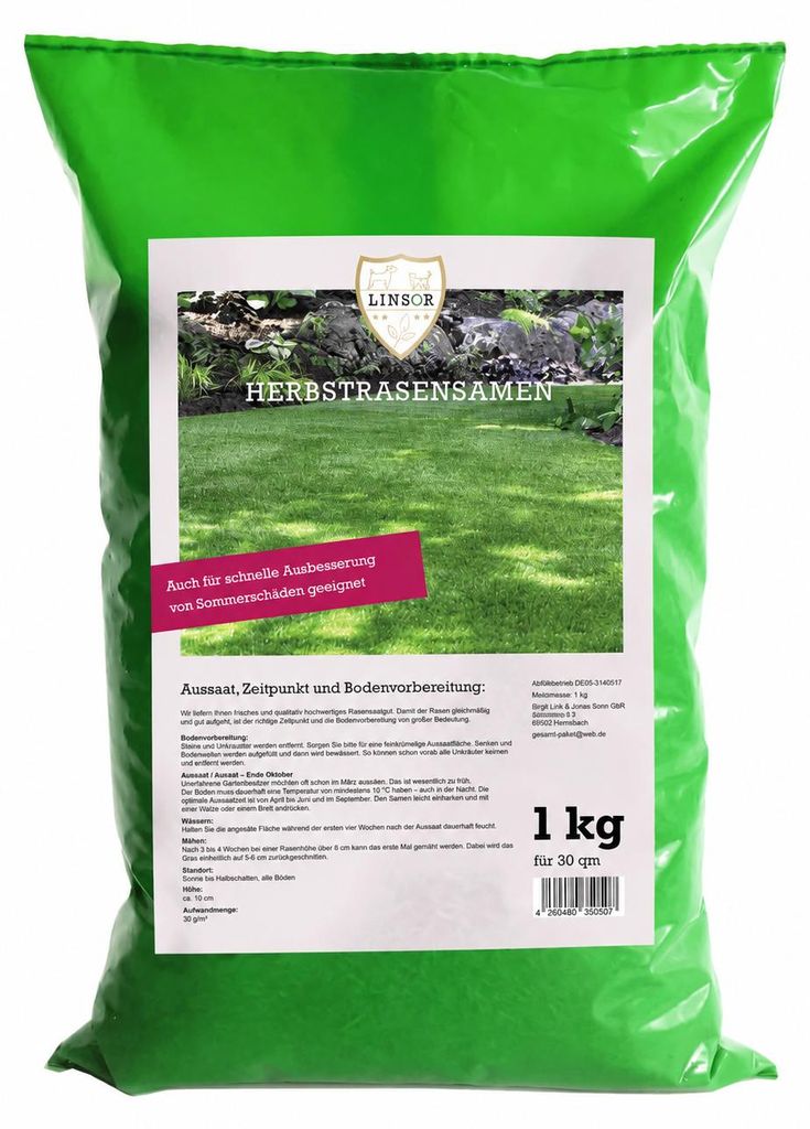 Herbstrasen Samen 1 kg Produktbild 